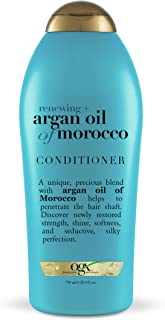 Photo 1 of OGX Renewing + Argan Oil of Morocco Hydrating Hair Conditioner, Cold-Pressed Argan Oil to Help Moisturize, Soften & Strengthen Hair, Paraben-Free with Sulfate-Free Surfactants, 25.4 fl oz