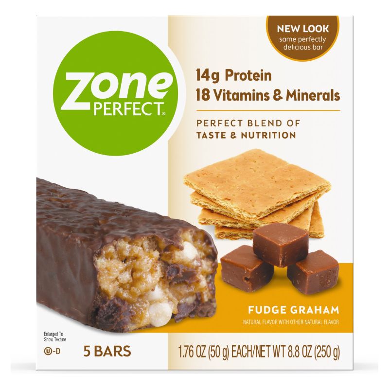 Photo 1 of ZonePerfect Protein Bar, Fudge Graham, 1.76 Oz - 5 Ct. 4 BOXES EXP MARCH 2022
