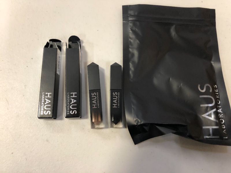 Photo 2 of HAUS LABORATORIES By Lady Gaga: GLAM ATTACK LIQUID EYESHADOW SET | (Up to $120 Value) Pigmented Liquid Eyeshadow in Shimmer and Metallic Sets, Long Lasting & Blendable Eye Makeup, Vegan & Cruelty-Free BRAND NEW, OPENED FOR PICTURES
