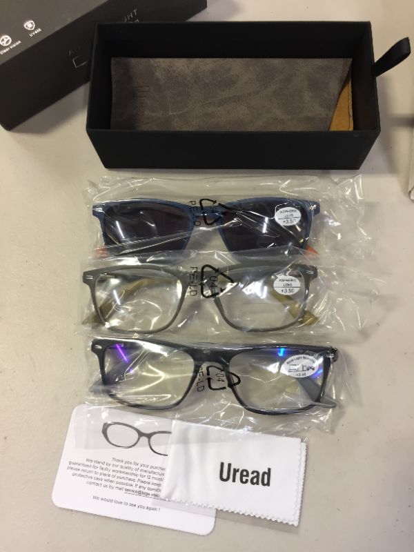 Photo 1 of Bifocal Computer Reading Glasses with Spring Hinge BlueLight Blocking Women Men Lightweight Fashion Outdoor Reading Glasses with Lens UV400 Protection
