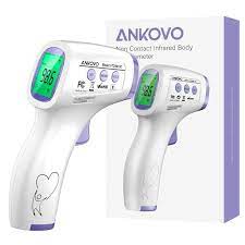 Photo 1 of ANKOVO Thermometer for Adults and Baby, Forehead Digital Thermometer , Non Contact Infrared Thermometer, Instant Accurate Reading and High Temperature Alarm,Indoor and Outdoor Use
DAMAGES BOX