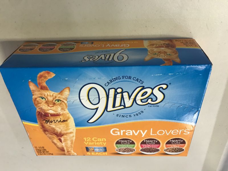 Photo 2 of 9Lives Variety Pack Favorites Wet Cat Food, 5.5 Ounce Cans
EXP FEB 2022