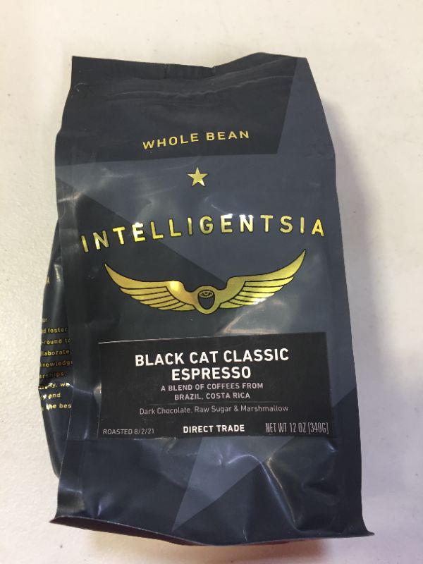 Photo 2 of Intelligentsia Coffee, Black Cat Classic, Espresso - 12 oz EXP OCT 2021