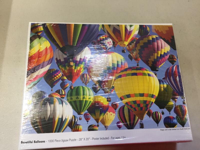 Photo 2 of Beautiful Balloons 1000 Piece Jigsaw Puzzle by Colorcraft