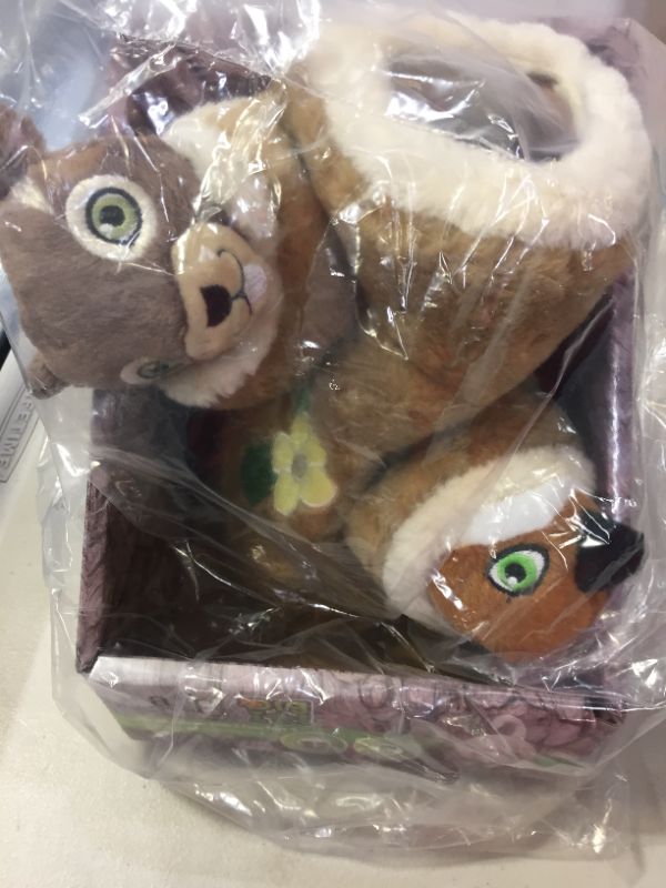 Photo 2 of AFP SQUEAKY DOG TOY TREE TRUNK BURROW WITH 2 CUTE SQUEAKY SQUIRREL