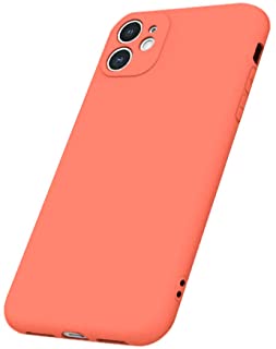 Photo 1 of Cpanda Liquid Silicone Gel Rubber Full Body Protection Shockproof Soft Microfiber Lining Case for iPhone 11 6.1"(2019)(Orange)
2 PACK 