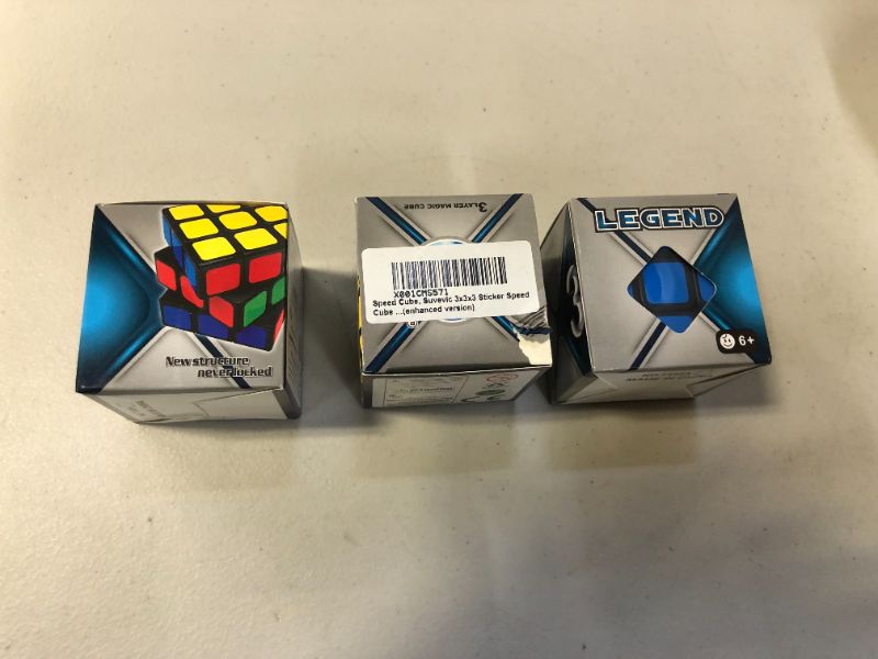 Photo 1 of 3 PACK SMALL SPEED CUBES