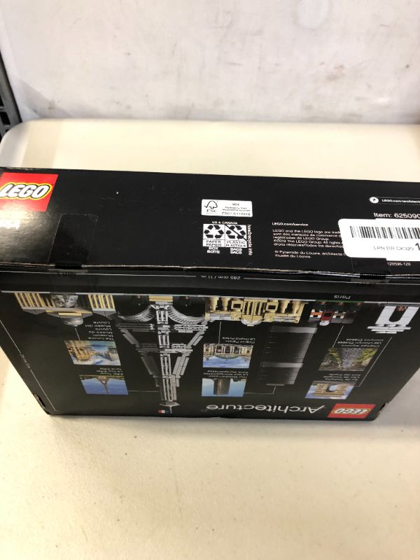 Photo 2 of LEGO Architecture Skyline Collection 21044 Paris Skyline Building Kit with Eiffel Tower Model and Other Paris City Architecture for Build and Display (649 Pieces)
FACTORY SEALED SHUT