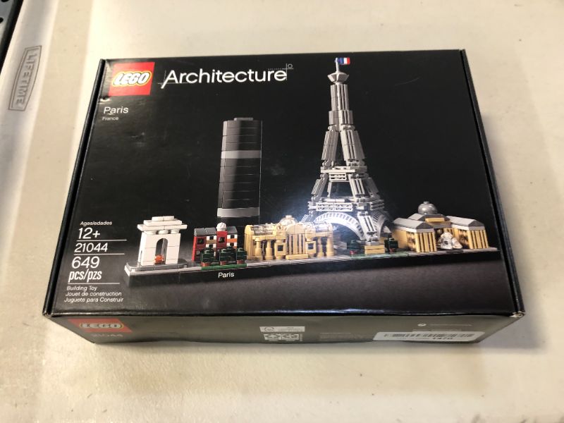 Photo 3 of LEGO Architecture Skyline Collection 21044 Paris Skyline Building Kit with Eiffel Tower Model and Other Paris City Architecture for Build and Display (649 Pieces)
FACTORY SEALED SHUT