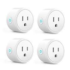 Photo 1 of Aoycocr Alexa Smart Plugs - Mini Bluetooth WIFI Smart Socket Switch Works With Alexa Echo Google Home, Remote Control Smart Outlet with Timer Function, No Hub Required, ETL/FCC Listed 4 Pack
