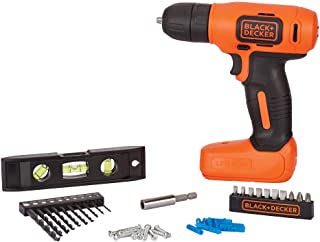 Photo 1 of BLACK+DECKER 8V MAX* Cordless Drill + 43 pc. Home Decor Project Kit (BDCD8HDPK)