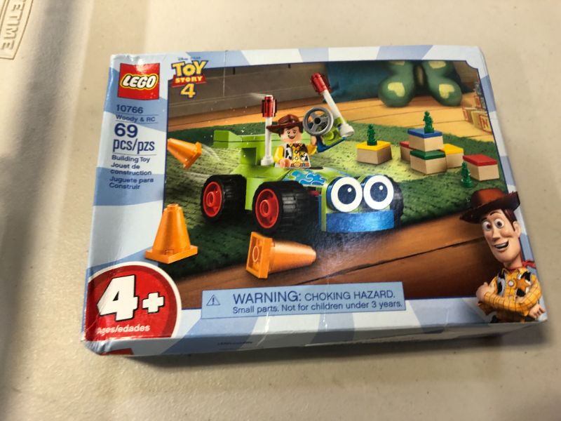 Photo 3 of LEGO Disney Pixar’s Toy Story 4 Woody & RC 10766 Building Kit (69 Pieces) SMASHES TO BOX FACTORY SEALED BRAND NEW
