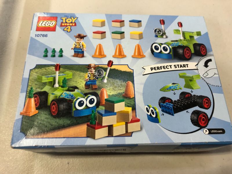 Photo 4 of LEGO Disney Pixar’s Toy Story 4 Woody & RC 10766 Building Kit (69 Pieces) SMASHES TO BOX FACTORY SEALED BRAND NEW
