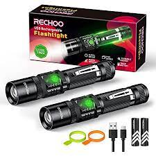 Photo 1 of 2 Pack USB Rechargeable Flashlight - Small & Bright LED Mini Flashlights, High Lumens, 4 Modes, Zoomable, The Size of Pocket Gifts for Kids (MISSING ONE RUBBERBAND)
