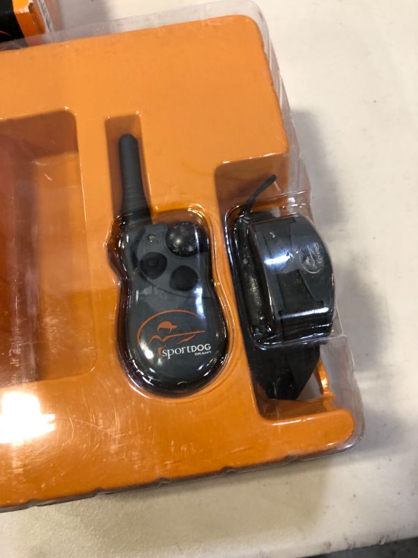 Photo 3 of SportDOG Brand 425X Remote Trainers - 500 Yard Range E-Collar with Static, Vibrate and Tone - Waterproof, Rechargeable
(UNABLE TO TEST, DIRT AND PET HAIR ON ITEM, POSSIBLY MISSING PIECES)