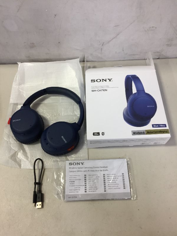 Photo 2 of Sony WH-CH710N/L Wireless Bluetooth Noise Cancelling Headphones 