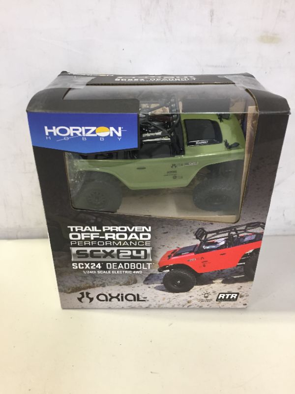 Photo 2 of Axial SCX10 II Deadbolt 4WD RC Rock Crawler Off-Road 4x4 Electric RTR with 2.4GHz Radio, Waterproof ESC, 1/10 Scale (Olive Drab)
