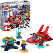 Photo 1 of LEGO Marvel Avengers Iron Man vs. Thanos 76170 Cool, Collectible Superhero Building Toy for Kids Featuring Marvel Avengers Iron Man and Thanos Minifigures, New 2021 (103 Pieces)
MAJOR SMASHES TO BOX