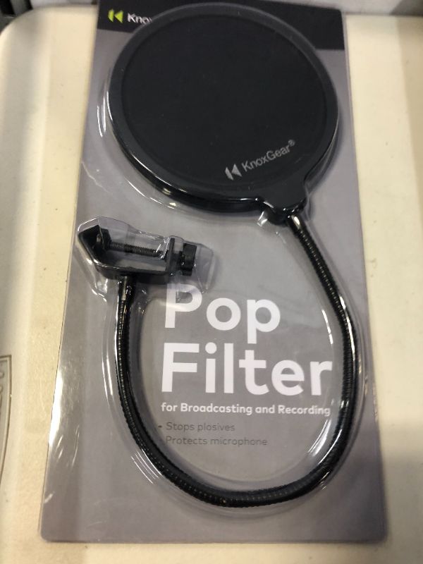 Photo 2 of Knox Gear Pop Filter for Broadcasting and Recording Microphones
