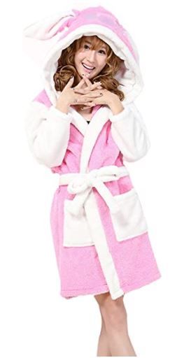 Photo 1 of Flygo Plush Robes for Women Cute Koala Bathrobes with Hood Soft Animal Robes size large 