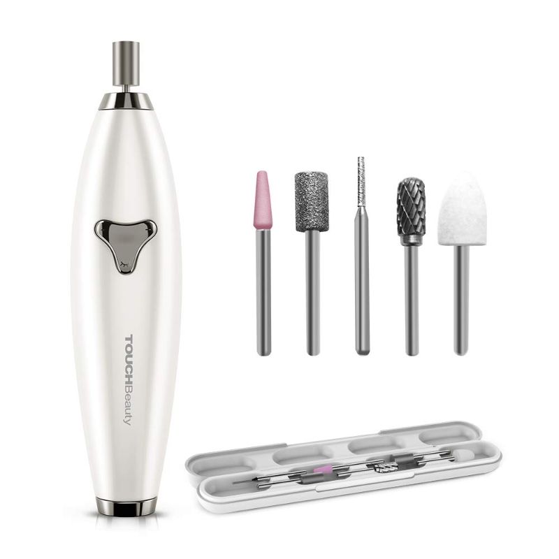 Photo 1 of TOUCHBeauty 6in1 Electric Nail File Drill Set Magnetic Storage Case, Rechargeable Nail Drill Machine for Natural Acrylic Gel Nails, ±360° Dual-ways Rotation system,Manicure Pedicure Set for women
