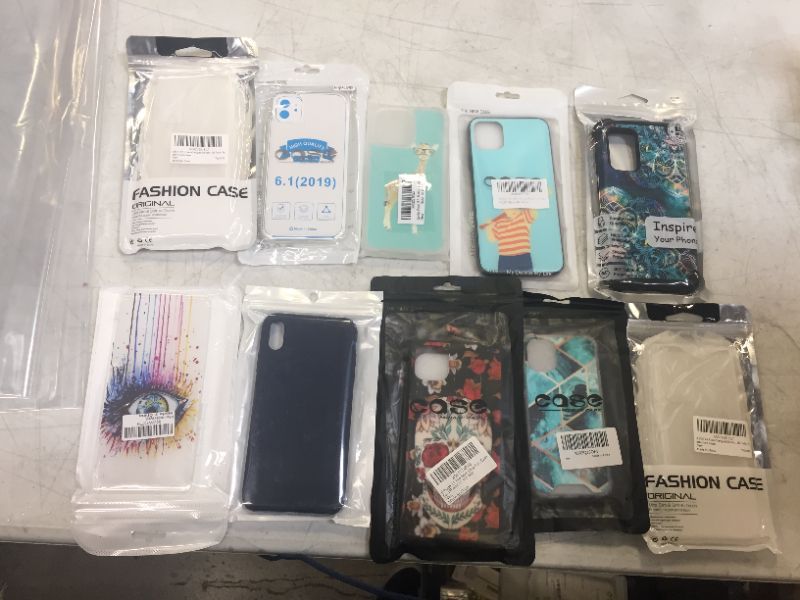 Photo 1 of 10 pack of phone cases variety of phone types and styles