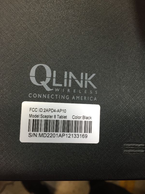 Photo 2 of qlink scepter 8 tablet