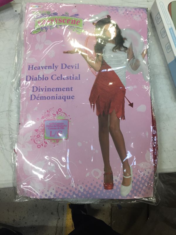 Photo 1 of Disguise Sassy Scene Heavenly Devil Deluxe Tween Costume L/G
