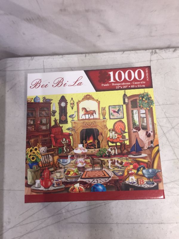 Photo 3 of 
1000 Piece Jigsaw Puzzle for Adults& Kids?Colorful Animals Dog Puzzle Intellectual Time-Killing Games for Party Gathering with Friends and Family Wall Decor 2720 inches
