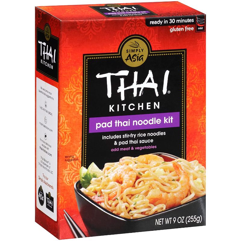 Photo 1 of 4 pack Thai Kitchen Gluten Free Pad Thai Noodle Kit, 9 oz
best by 02/10/2022