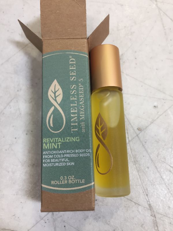 Photo 2 of 100% Natural Cold-Pressed Black Seed Body Oil - Rollerball Applicator - For Moisturized Skin - Healthy Nails and Cuticles - TIMELESS SEED - MEGASEED 5-Seed Blend with Cranberry, Red Raspberry, Blackberry, Grapeseed, Black Raspberry Oils - 0.3 fl oz
