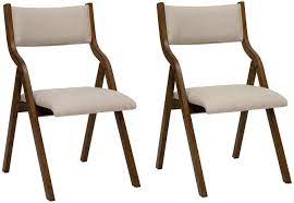 Photo 1 of Ball & Cast Kitchen Room Dining Chair Foldable 18 Inch Taupe Set of 2