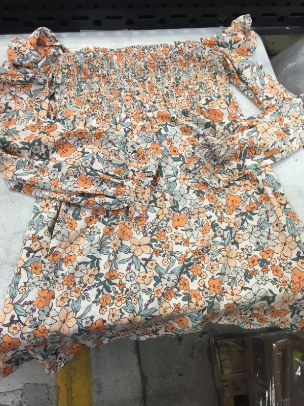 Photo 1 of WOMENS FLORAL DRESS MEDIUM