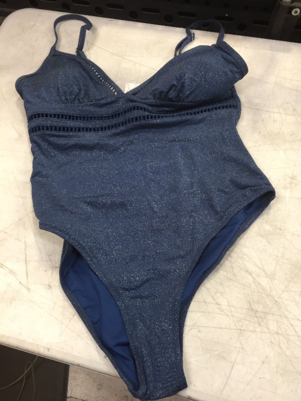 Photo 1 of Avianna V-Neck Cut Out One Piece Swimsuit LARGE
