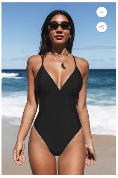 Photo 1 of Kasey Cutout Back One Piece Swimsuit LARGE