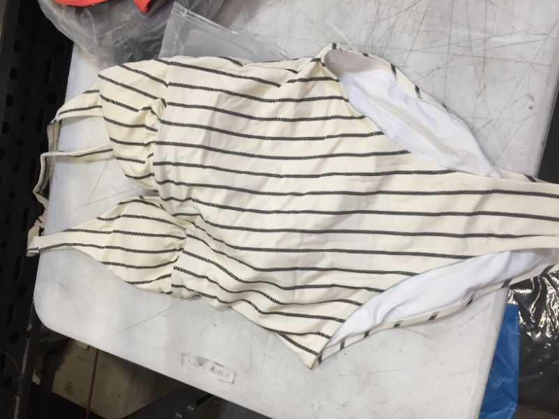 Photo 1 of Alice Stripe Halter One Piece Swimsuit
small