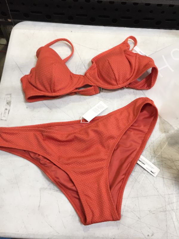 Photo 2 of Charmed Romance Underwire Bikini Top & Hipster Bikini Bottom Set
large