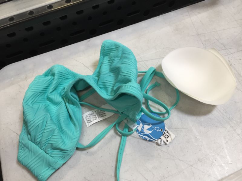 Photo 1 of Elaine Criss Cross Tie Back Bikini Top
