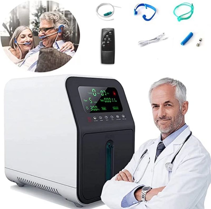 Photo 1 of OSITO 1-7L/Min Adjustable Flow In-Home O2 Therapy Apparatus Portable Device with Remote
