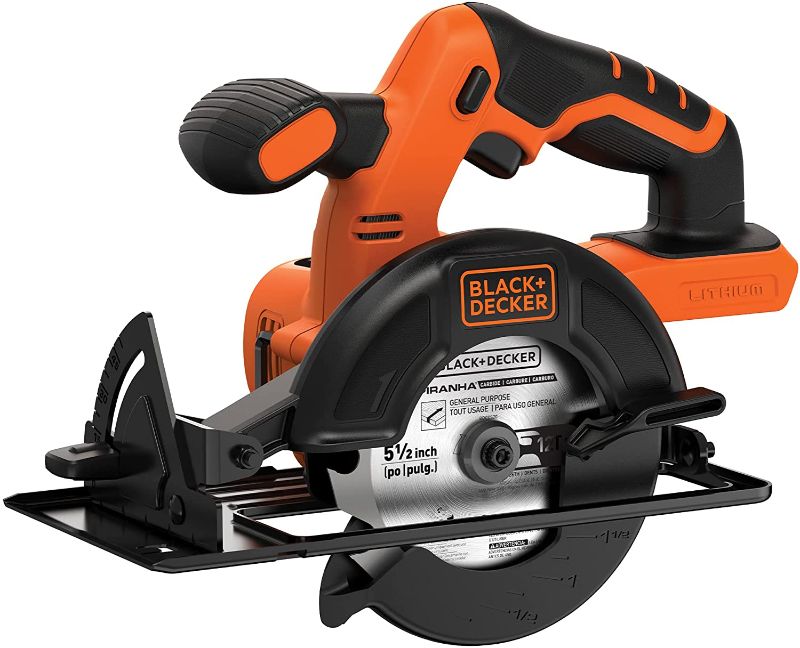 Photo 1 of BLACK+DECKER 20V MAX* POWERCONNECT 5-1/2 in. Cordless Circular Saw, Tool Only (BDCCS20B)
