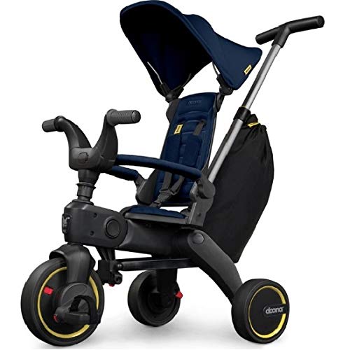 Photo 1 of Doona Liki Trike S3 - Premium Foldable Push Trike and Kid's Tricycle for Ages 10 Months to 3 Years, Royal Blue
 