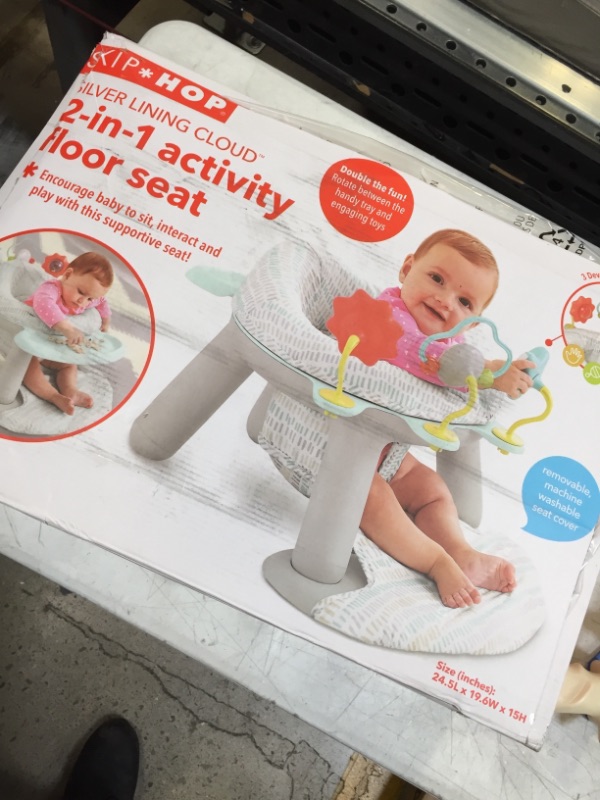 Photo 1 of Skip Hop - Silver Lining Cloud 2-in-1 Activity Floor Seat