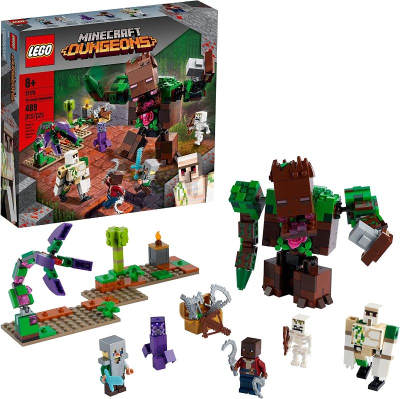 Photo 1 of LEGO Minecraft The Jungle Abomination 21176 Building Kit Playset; Fun Minecraft Dungeons Exploring Toy for Kids; New 2021 (489 Pieces)
