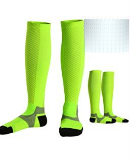 Photo 1 of Compression-Socks for Women&Men Circulation,20-30mmHg Support for Atheltic Running Nursing Flight Travel Pregnancy 2Pairs