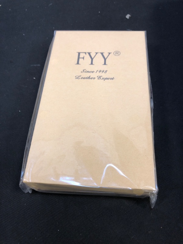 Photo 1 of FYY Case for iPhone 11 Pro 5.8”, Luxury [Cowhide Genuine Leather][RFID Blocking] Wallet Case, Handmade Flip Folio Cover with [Kickstand Function] and[Card Slots] for iPhone 11 Pro 5.8”Black
