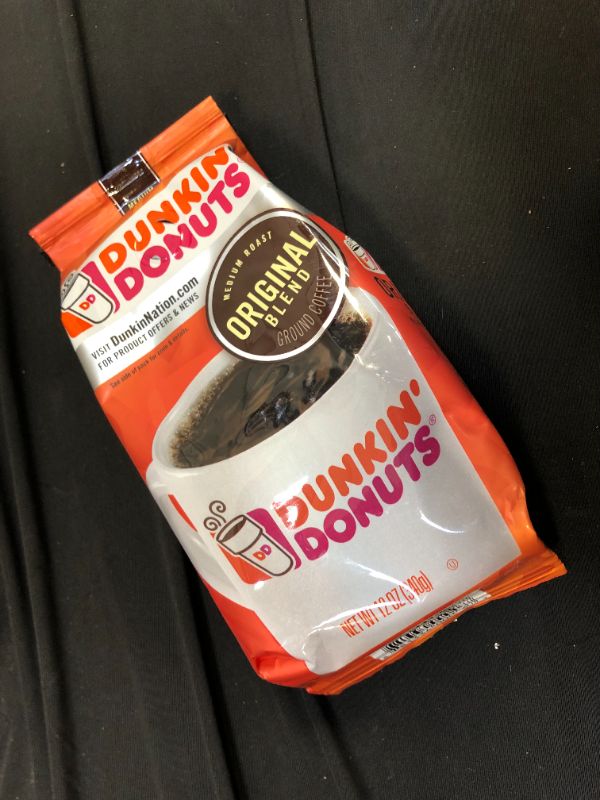 Photo 2 of  Dunkin' Donuts Coffee, Original Blend, 12 Ounce  Exp---Apr-09-2021