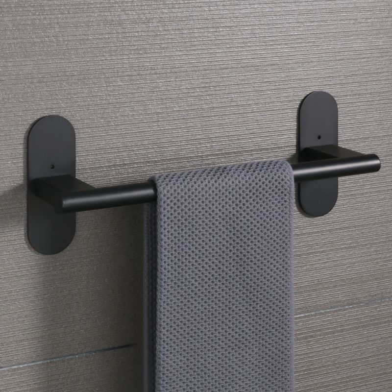 Photo 1 of ALISE 16-INCH BATHROOM TOWEL BAR SUS304 STAINLESS STEEL TOWEL RAIL RACK TOWEL HOLDER WALL MOUNT WITH SCREWS DRILLING OR SUPER GLUE,MATTE BLACK GY7040-B
