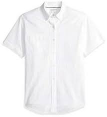 Photo 1 of Men's Regular-Fit Short-Sleeve Pocket, White, Size X-Large