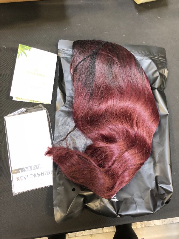Photo 2 of 14 in wig (wine red)