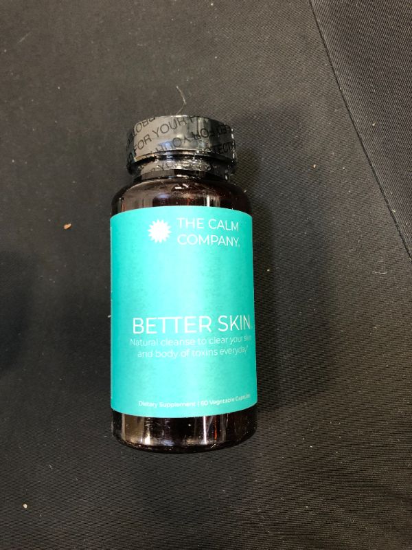 Photo 1 of The Calm Company - Acne Pills and Skin Supplement for Better Skin - Acne Supplements for Glowing Skin - Clear Skin Supplement - 60 Capsules
EXP FEB 2022